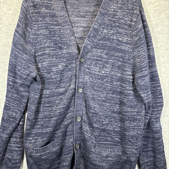 Men’s Cardigan XXL Blue Pockets‎ Grunge Indie Street Grandpa Urban Pipeline - Picture 13 of 13